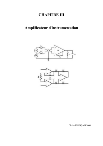 Amplificateur d`instrumentation