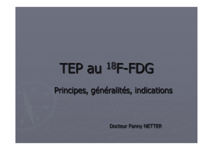 TEP au 18F-FDG