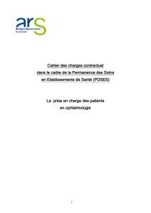 Ophtalmologie - Agence Régionale de Santé Ile-de