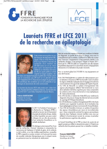 Lauréats FFRE et LFCE 2011