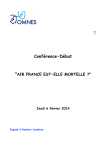 Conférence-Débat - OMNES Air France