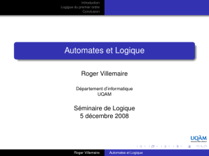 Automates et Logique - LabUnix