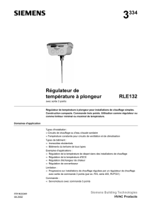 3334 Régulateur de température à plongeur RLE132