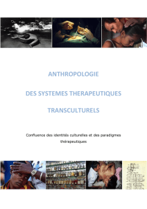 anthropologie des systemes therapeutiques transculturels