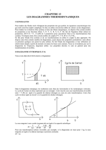chapitre 13 les diagrammes thermodynamiques