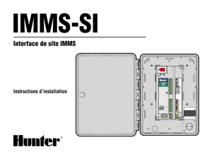 IMMS-SI - Hunter Industries