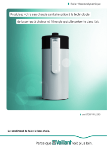 Brochure Chauffe-eau thermodynamique