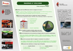 magmas et volcans - Vulcania Education