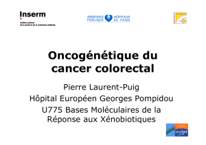 Oncogénétique du cancer colorectal