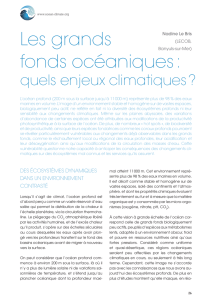 Les grands fonds océaniques - Ocean and Climate Platform