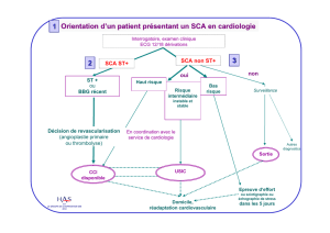 SCA en Cardiologie
