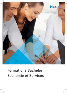 Formations Bachelor Economie et Services - HES-SO