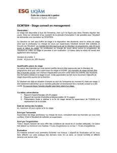 MBA Conseil en management - Carrefour des stages | ESG UQAM