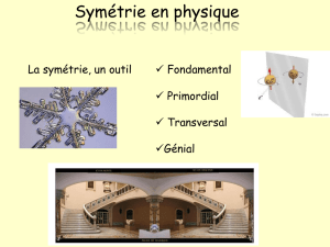 Symétrie en physique
