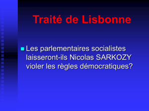 Traité de Lisbonne - Gonfaron-zoom