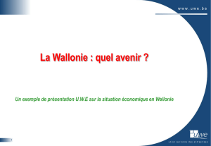 La Wallonie - Union Wallonne des Entreprises