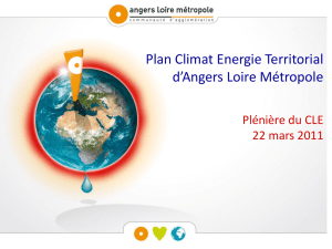Plan Climat Energie Territorial d`Angers Loire Métropole