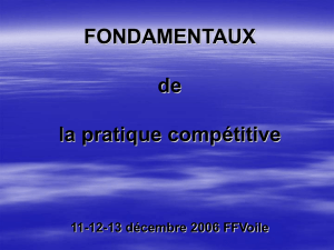 Diapositive 1 - Fédération Française de Voile