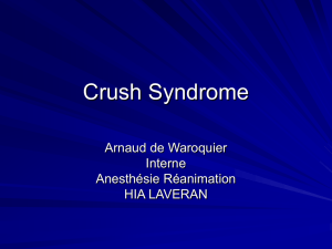 Crush Syndrôme