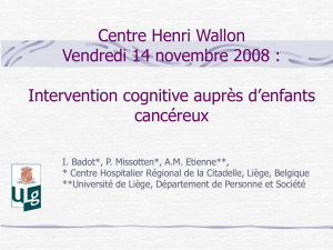 Centre Henri Wallon Plan et Introduction - ORBi