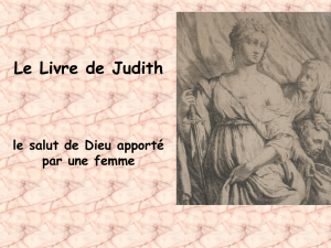 Le livre de Judith