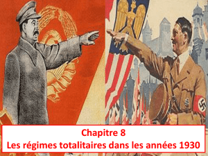 Les régimes totalitaires