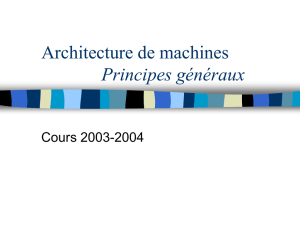 Architecture de machines