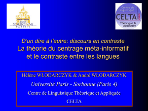 Formation - celta - Université Paris