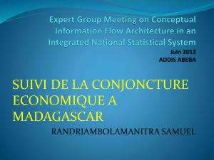 Expert Group Meeting on Conceptual Information Flow Architecture