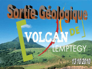 La structure du volcan de Lemptégy