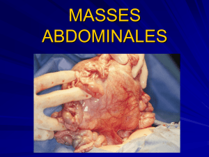 Masses abdominales
