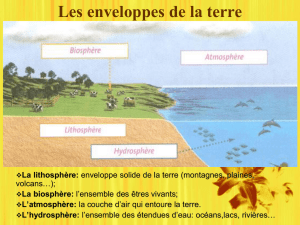 Lithosphère et hydrosphère