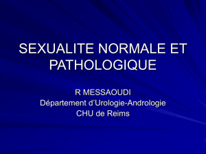 sexualite normale et pathologique