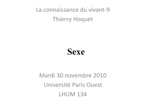 DOC LLHUM134 Philosophie des sciences 9 10 SEXE (PPT, 1677 Ko)