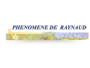 phenomene de raynaud