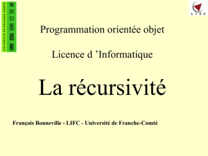 La récursivité - François Bonneville