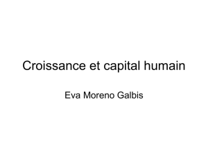 Croissance et capital humain