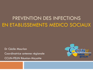 ProgrAMME NATIONAL PREVENTION DES INFECTIONS