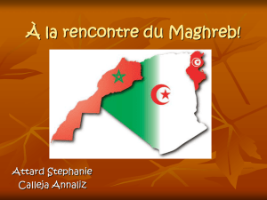 vous à la découverte des pays du Maghreb!
