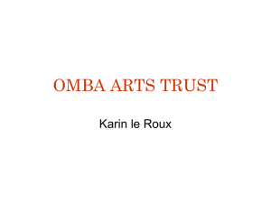 Omba Arts Trust - The