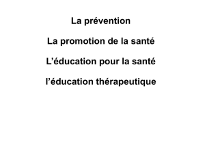 L`éducation thérapeutique