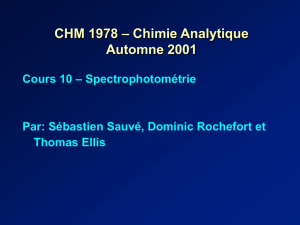 CHM 1978 cours 10