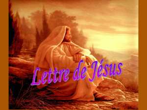 Lettre de Jésus - Le Site Positif