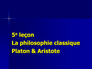Platon - Service de Philosophie Morale et Politique