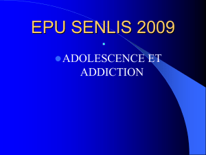 Adolescence et addictions
