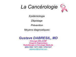 La Cancérologie - Gustave DABRESIL