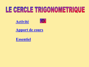 cercle trigonometrique