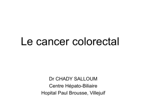 Traitement chirurgical du cancer du colorectal