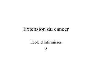 Extension du cancer