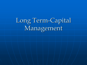 Long Term-Capital Management